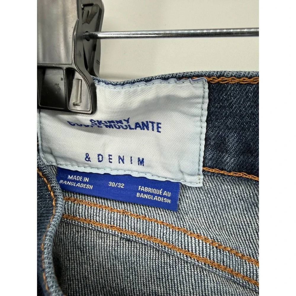 Lot of 3 HM Mens Skinny Fit Jeans Dark Wash Indigo Denim 29x32 30x32 Bundle